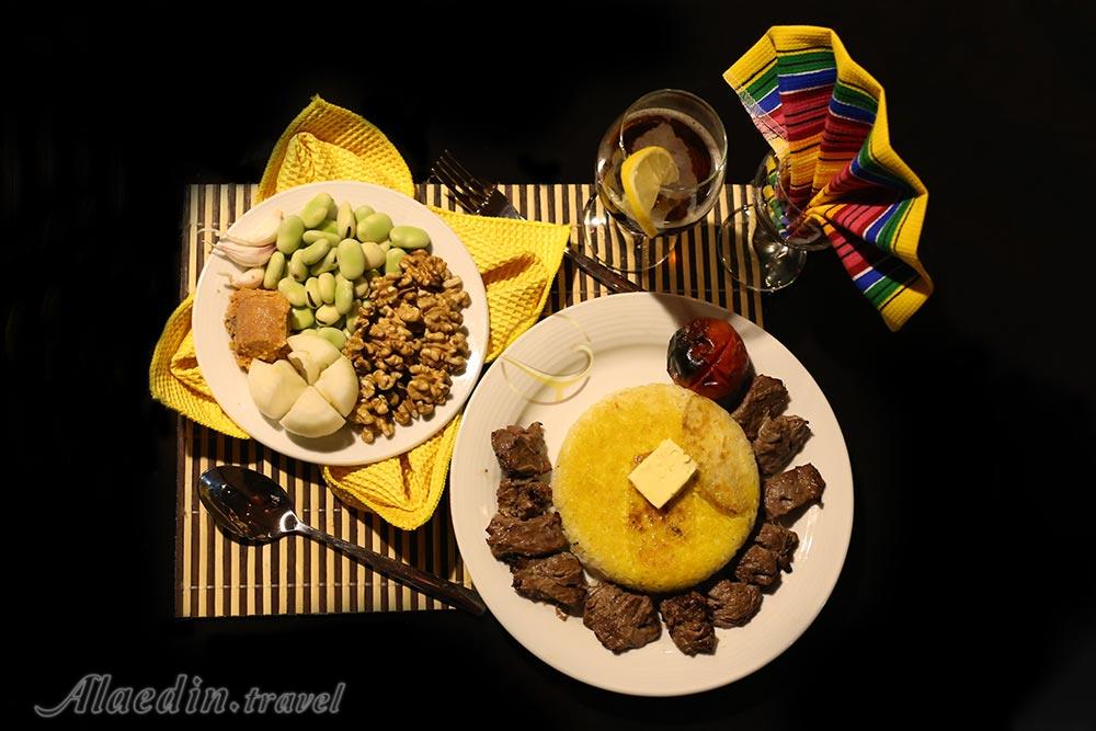 غذای هتل چهار ستاره بهشت تالاب انزلی | علاءالدین تراول