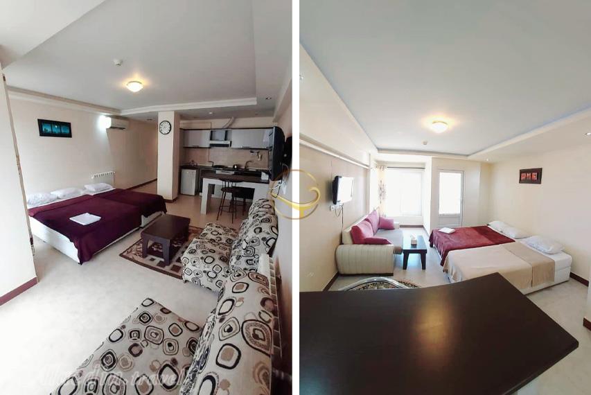 هتل آپارتمان 3 ستاره ناز خزر انزلی  | علاءالدین تراول