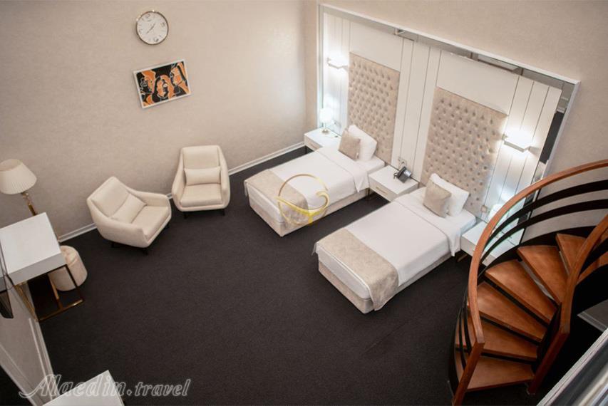 اتاق چهارتخته عادی هتل ملل اردبیل | علاالدین تراول