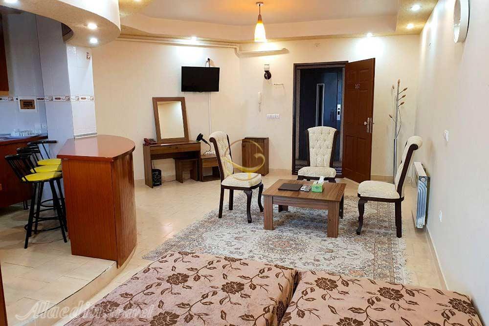 اتاق های هتل آپارتمان ایساتیس آستارا | علاءالدین تراول