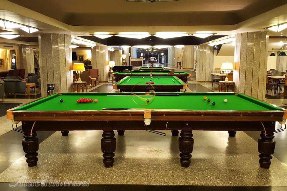 سالن بیلیارد هتل 5 ستاره هرمز بندرعباس | علاءالدین تراول