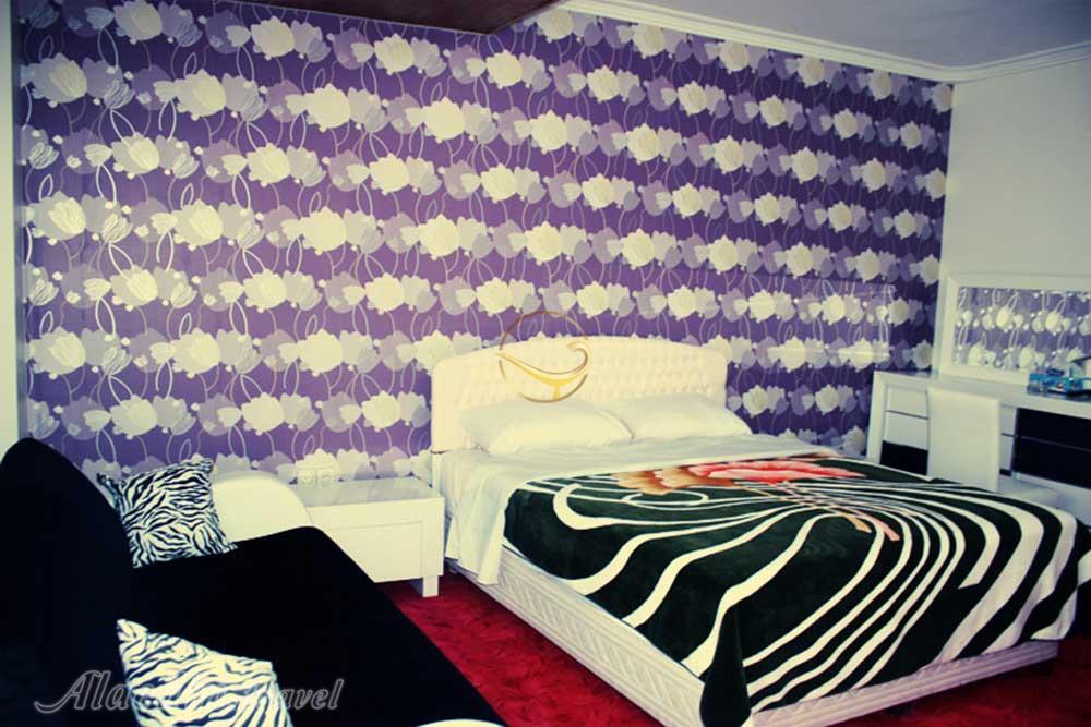 اتاق دوتخته دبل هتل آپارتمان سه ستاره آنزا کلیبر |علاءالدین تراول