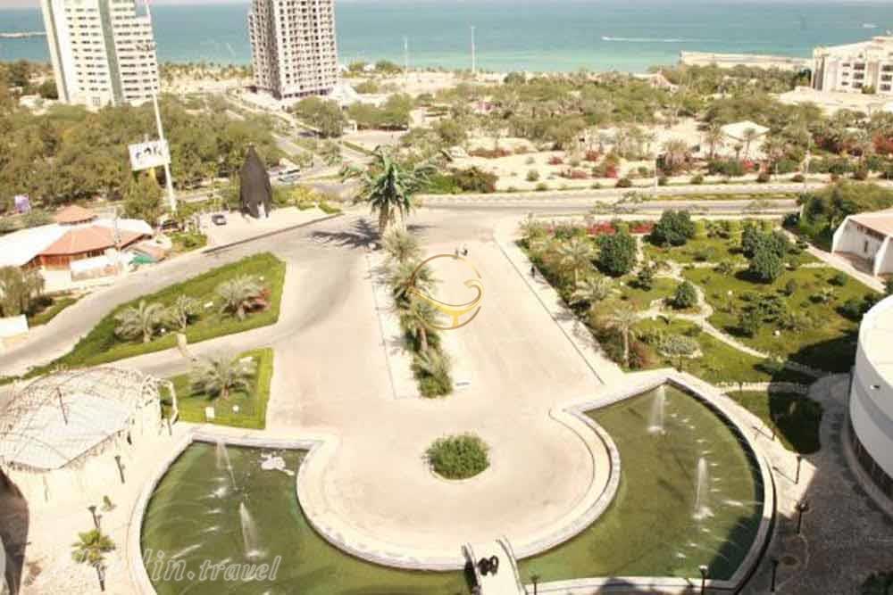 منظره هتل 4 ستاره ارم بزرگ کیش | علاءالدین تراول