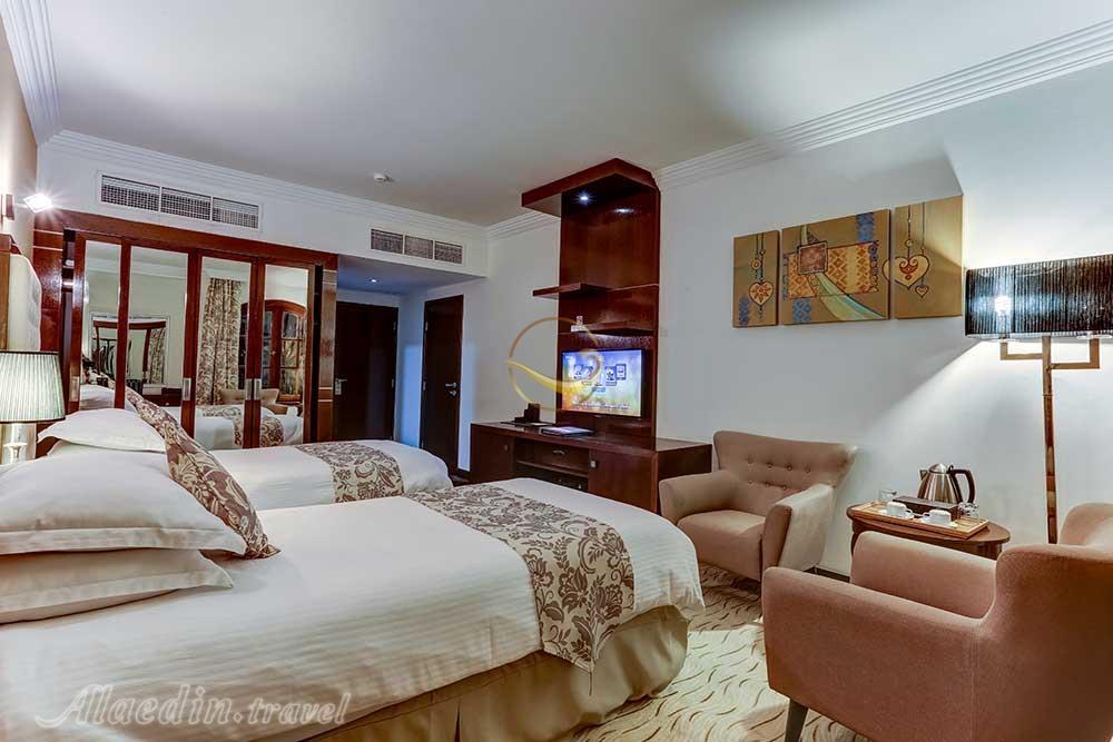 اتاق دو تخته تویین هتل چهار ستاره سورینت مریم کیش | علاءالدین تراول