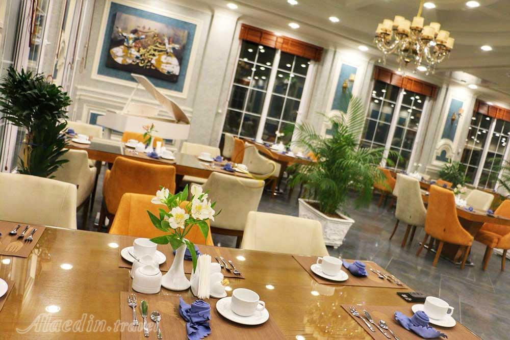 رستوران هتل 5 ستاره رسپینا لاهیجان | علاءالدین تراول