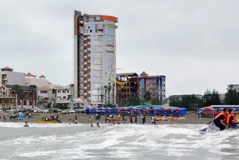 نمای هتل 4 ستاره صدف محمودآباد | علاءالدین تراول