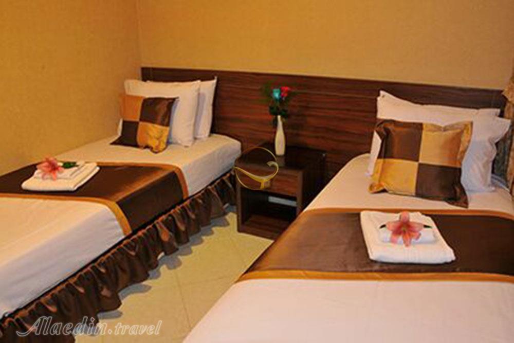اتاق تویین هتل آپارتمان لبخند مشهد | علاءالدین تراول