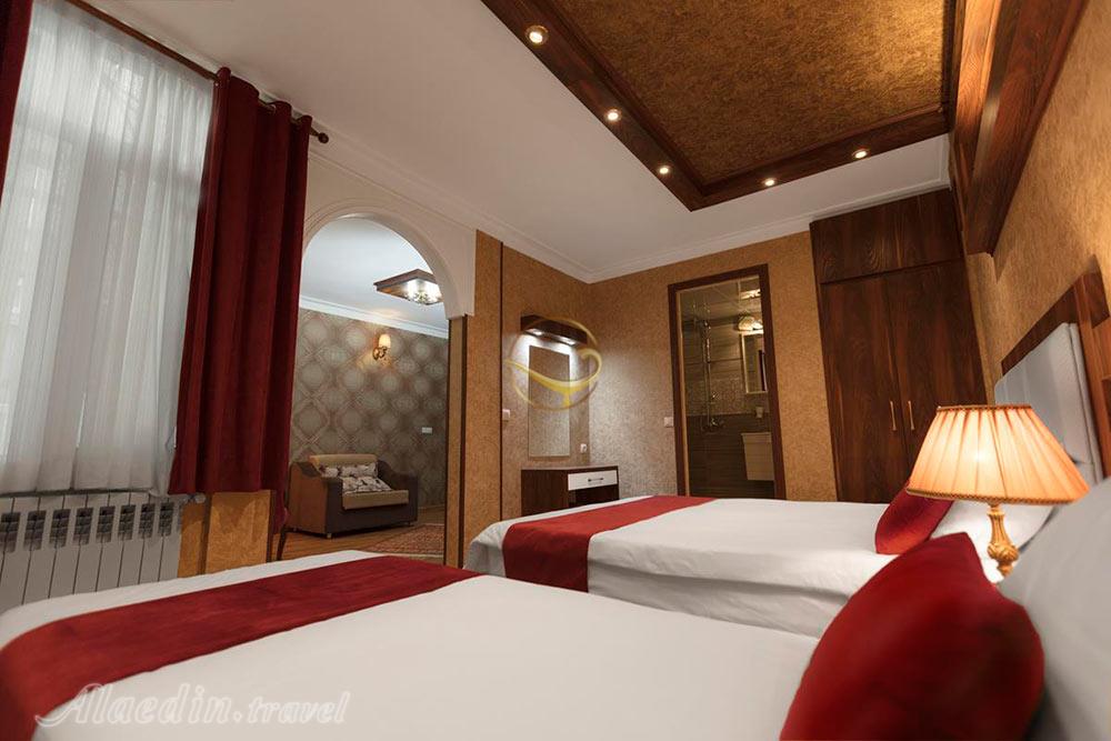 اتاق دوتخته رویال هتل البرز قزوین | علاءالدین تراول