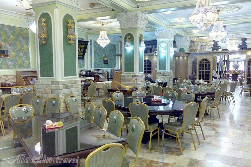 رستوران هتل 4 ستاره مرمر قزوین | علاءالدین تراول