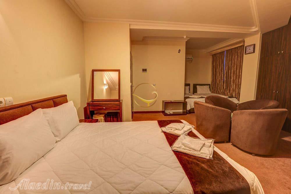 اتاق دبل هتل 3 ستاره الوند قشم | علاءالدین تراول