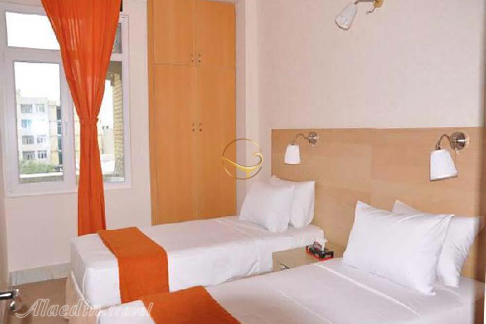 اتاق تویین هتل آپارتمان کیمیا 1 قشم | علاءالدین تراول