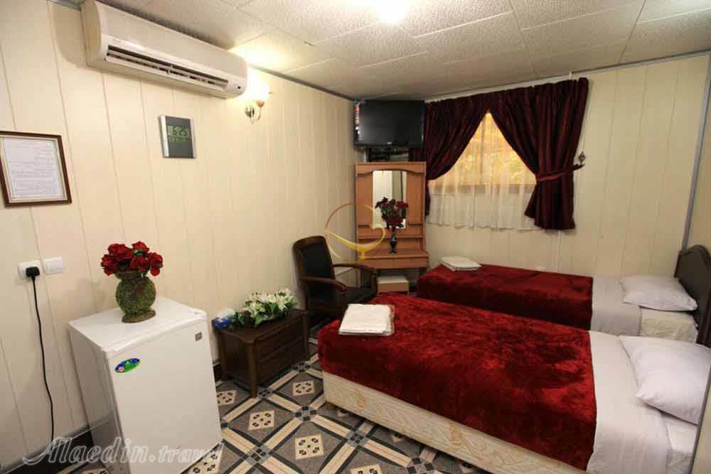 اتاق توئین هتل پارک قشم | علاءالدین تراول