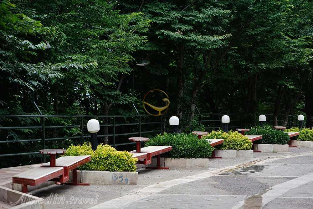 محوطه هتل 4 ستاره بام سبز رامسر | علاءالدین تراول