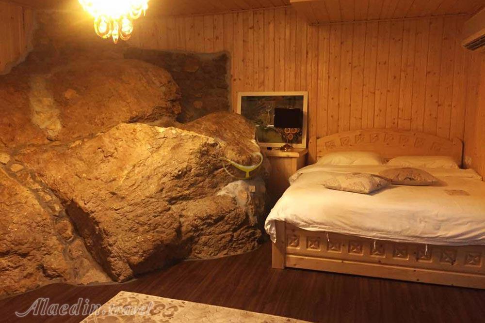 اتاق دبل سنگی هتل 4 ستاره بام سبز رامسر | علاءالدین تراول