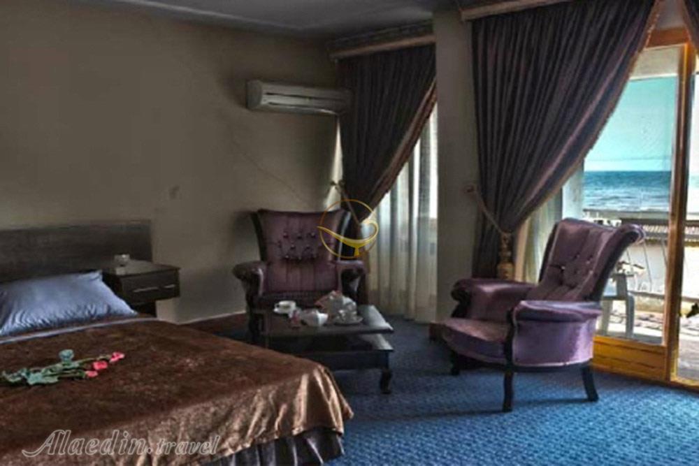 اتاق دو تخته رو به دریا هتل آپارتمان 4 ستاره رودسر | علاءالدین تراول