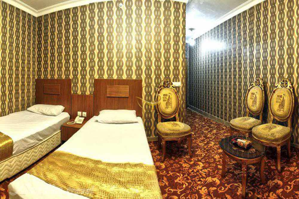 اتاق دو تخته تویین هتل 4 ستاره بوستان سرعین | علاءالدین تراول