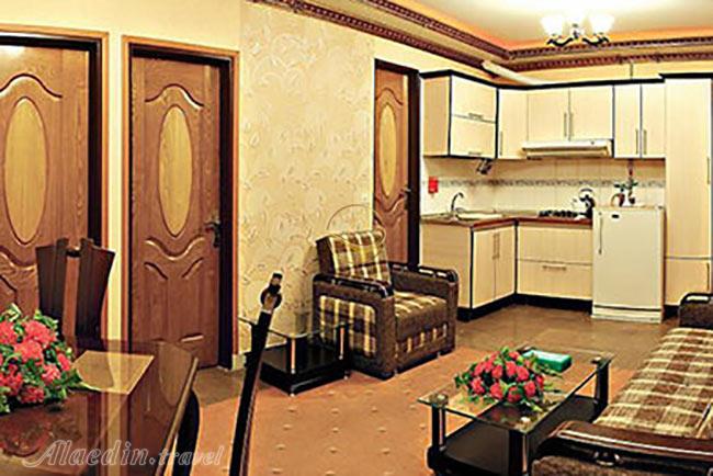 آپارتمان سه خوابه نه نفره هتل آپارتمان 3 ستاره ارشاد سرعین | علاءالدین تراول