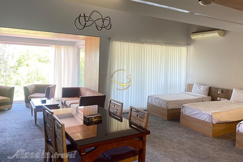 نمای درون اتاق هتل 4 ستاره سالار دره ساری | علاءالدین تراول