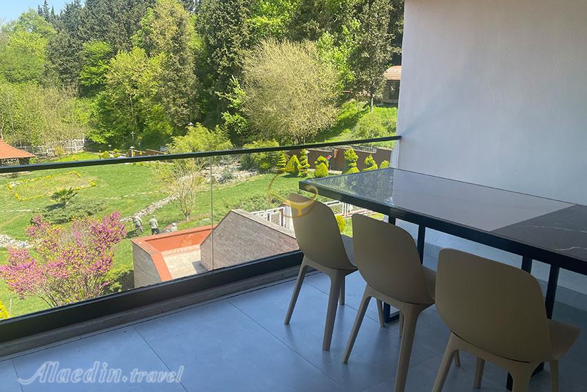 بالکن هتل 4 ستاره سالار دره ساری | علاءالدین تراول