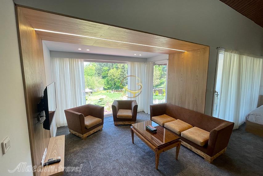 نمای درون اتاق هتل 4 ستاره سالار دره ساری | علاءالدین تراول