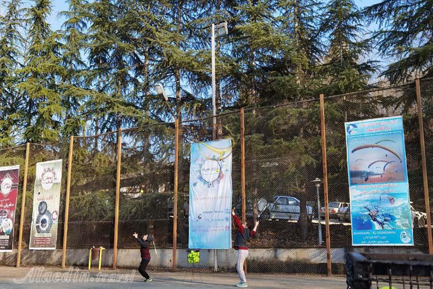 زمین تنیس هتل 4 ستاره سالار دره ساری | علاءالدین تراول