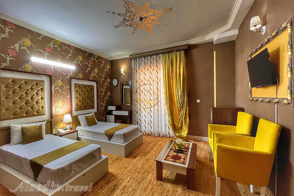 اتاق دو تخته توئین هتل قصر بسطام | علاءالدین تراول