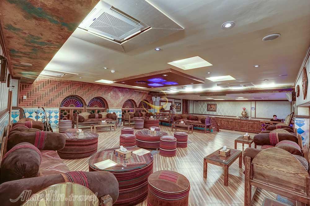 کافی شاپ هتل 4 ستاره کریم خان شیراز | علاءالدین تراول