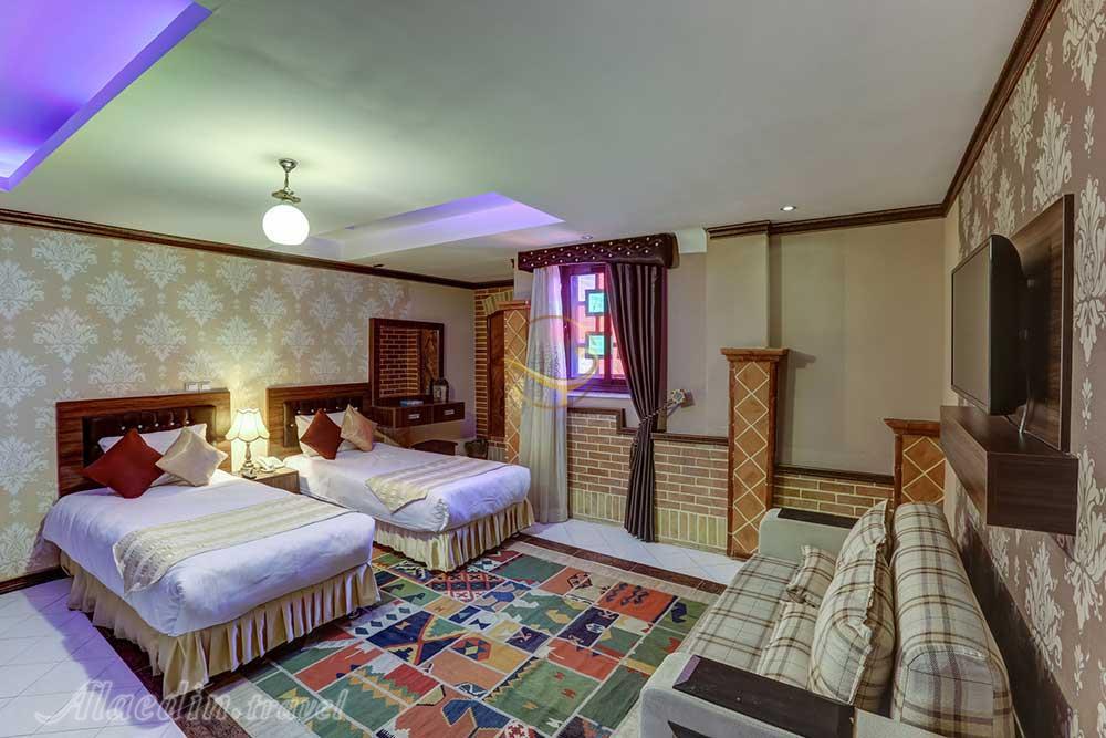 اتاق دو تخته تویین هتل 4 ستاره کریم خان شیراز | علاءالدین تراول