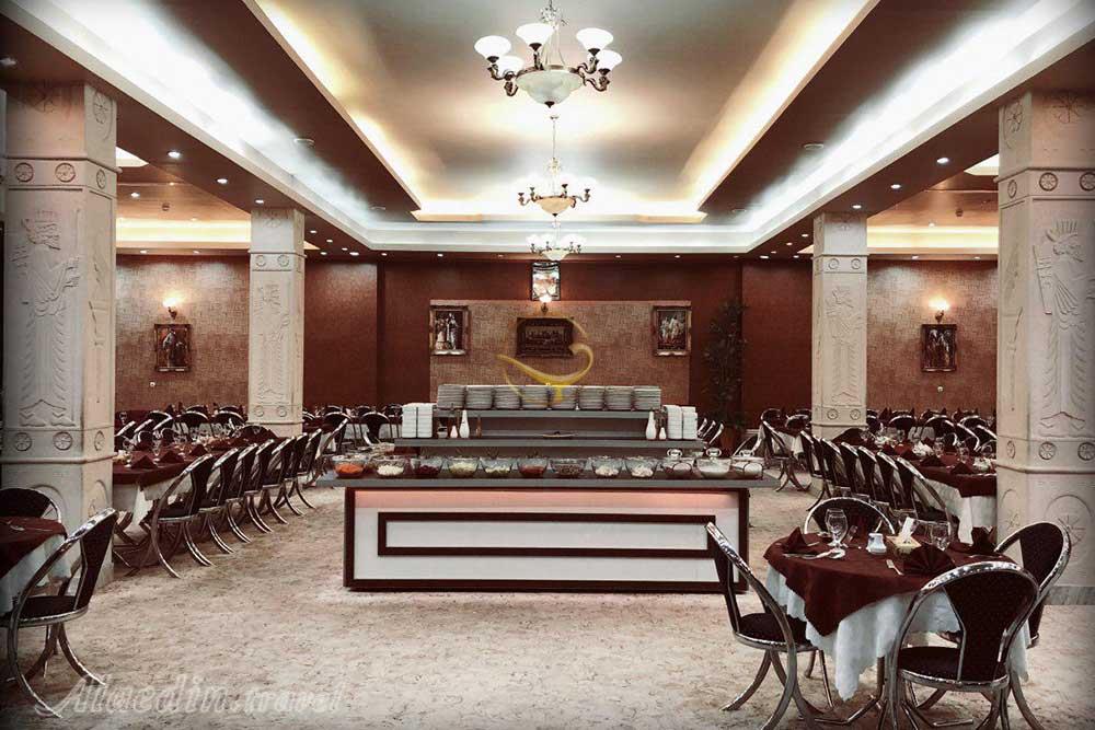 رستوران هتل پرسپولیس شیراز | علاءالدین تراول