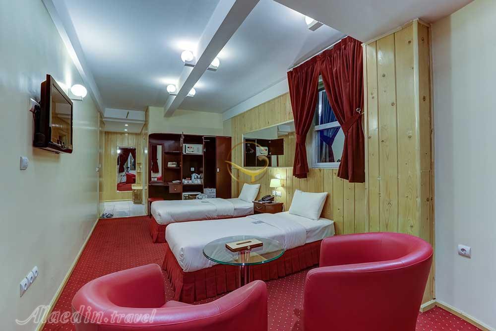 اتاق دو تخته تویین هتل 4 ستاره ستارگان شیراز | علاءالدین تراول