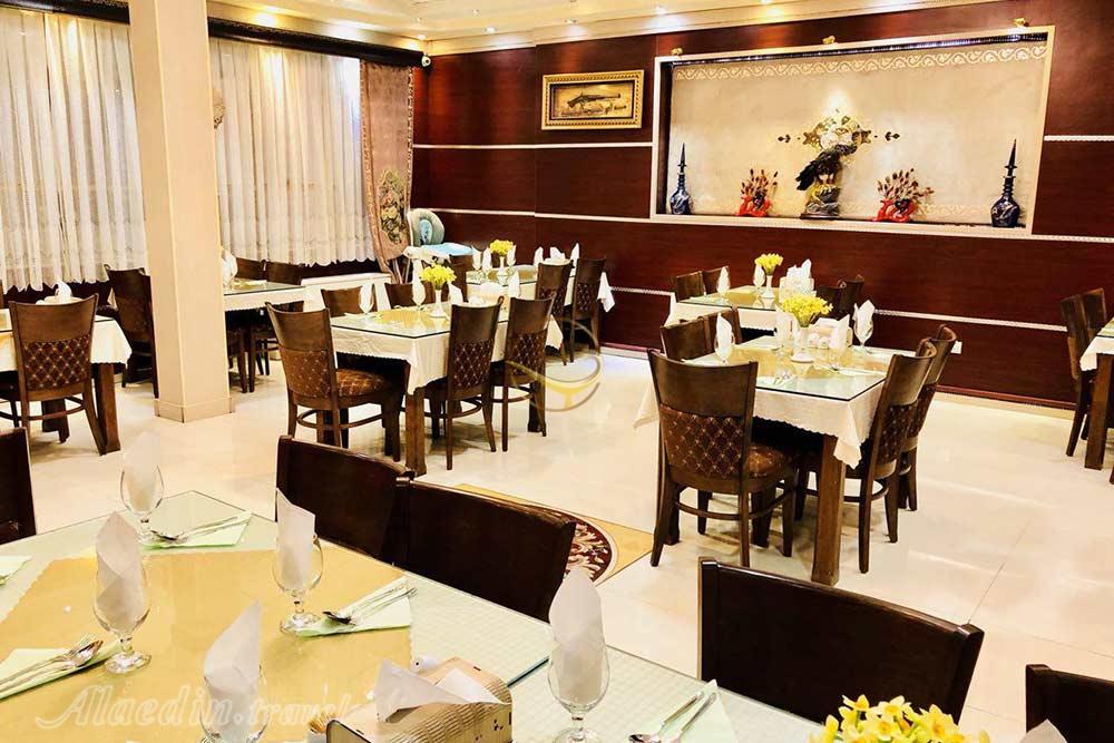 رستوران هتل سه ستاره ایران تهران علاءالدین تراول