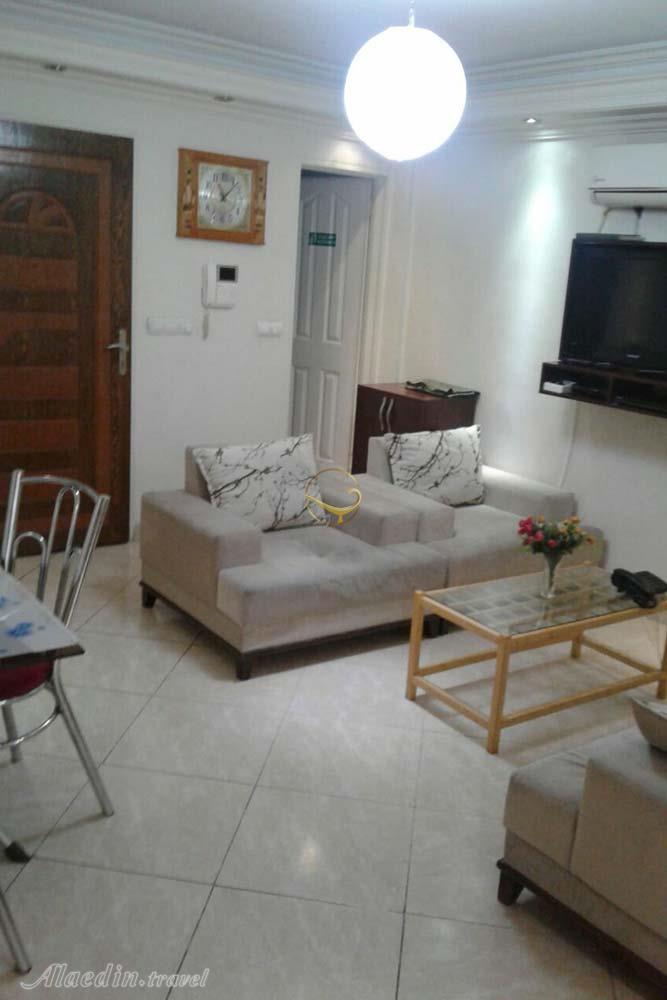 فضای نشیمن هتل آپارتمان 3 ستاره پرنیان تهران | علاءالدین تراول