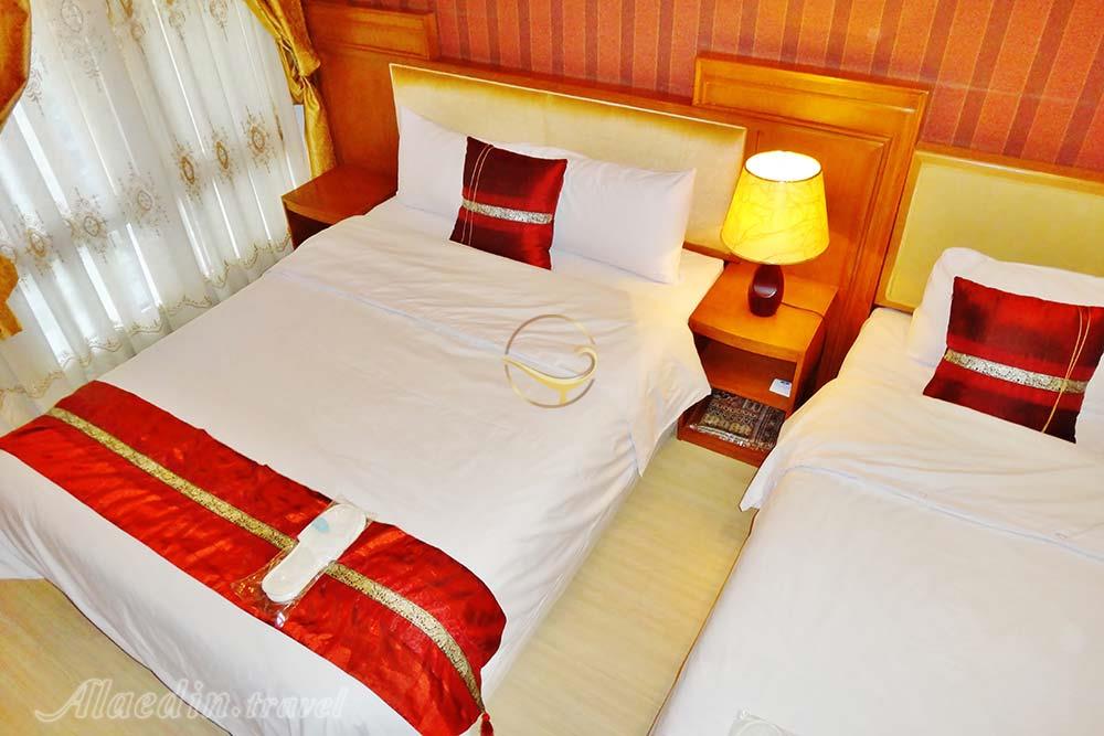 اتاق دو تخته تویین هتل آپارتمان 3 ستاره تاوریژ تهران | علاءالدین تراول