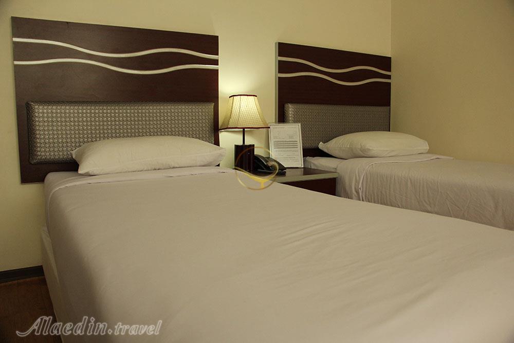 اتاق دو تخته تویین هتل 3 ستاره تهران | علاءالدین تراول