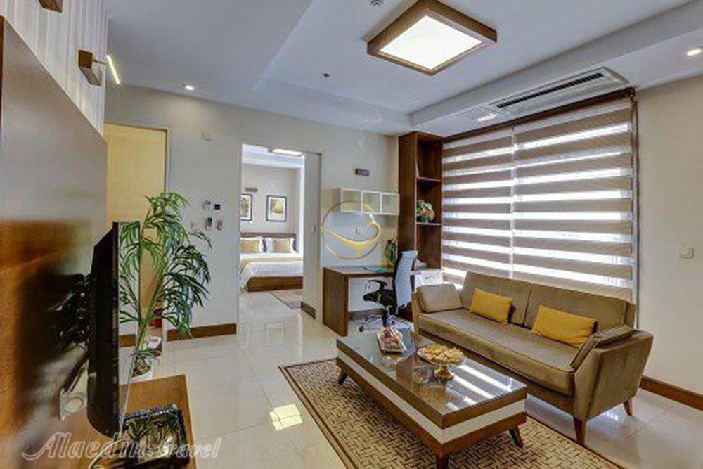 اتاق های هتل آپارتمان وزراء تهران | علاءالدین تراول