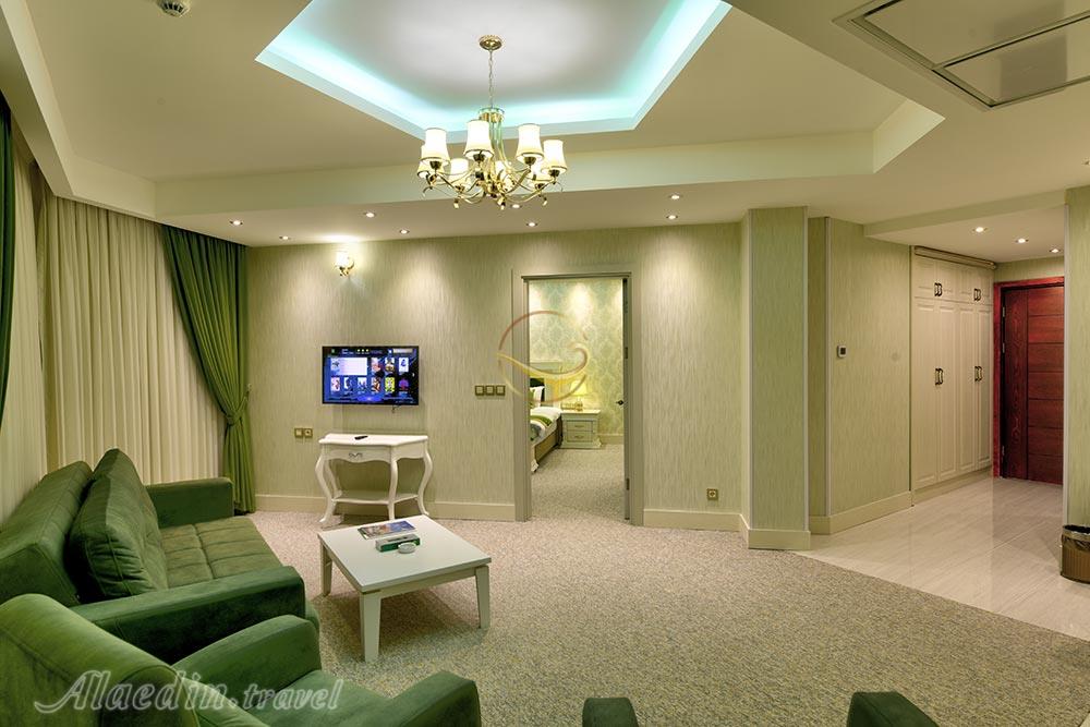 اتاق های هتل 5 ستاره ارگ جدید یزد | علاءالدین تراول