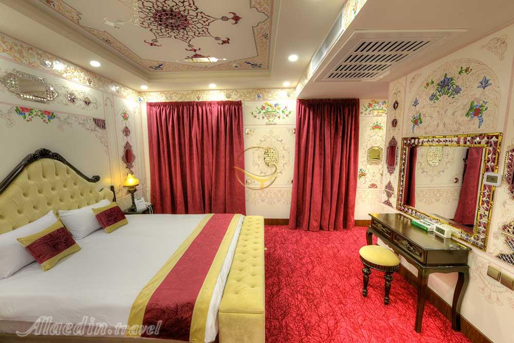 اتاق های هتل 5 ستاره ارگ جدید یزد | علاءالدین تراول