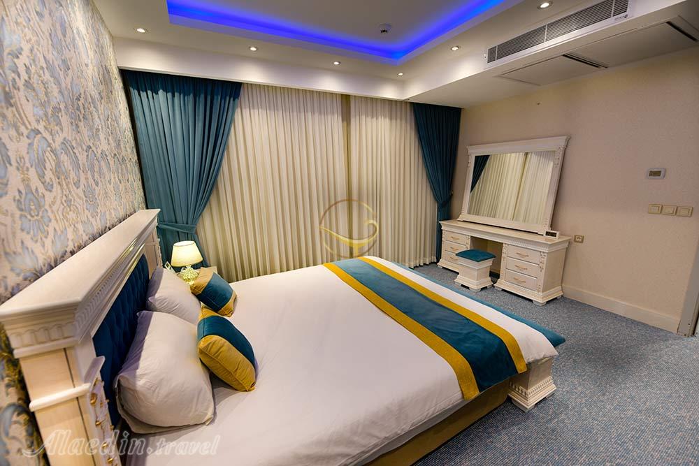 اتاق های هتل 5 ستاره ارگ جدید یزد | علاءالدین تراول