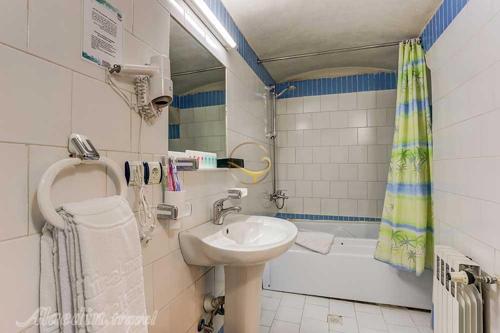 سرویس بهداشتی اتاق های هتل باغ 4 ستاره مشیرالممالک یزد | علاءالدین تراول