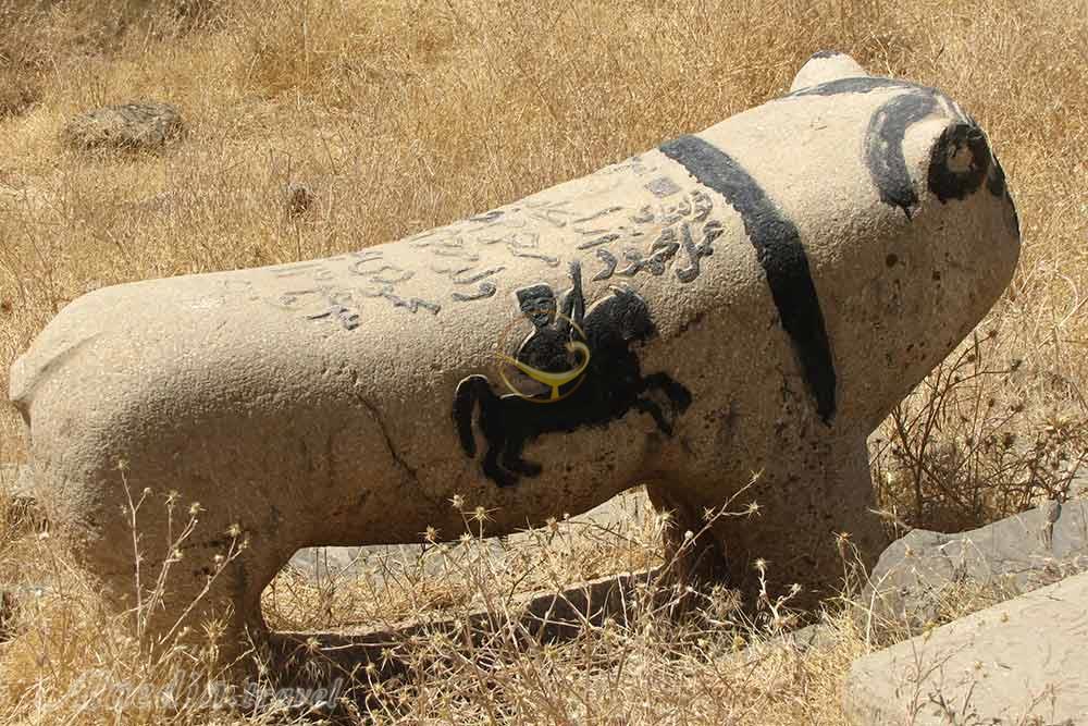 شیرهای سنگی الیگودرز | علاءالدین تراول