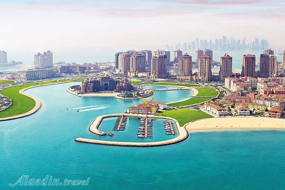 جزیره مروارید قطر در دوحه | علاءالدین تراول