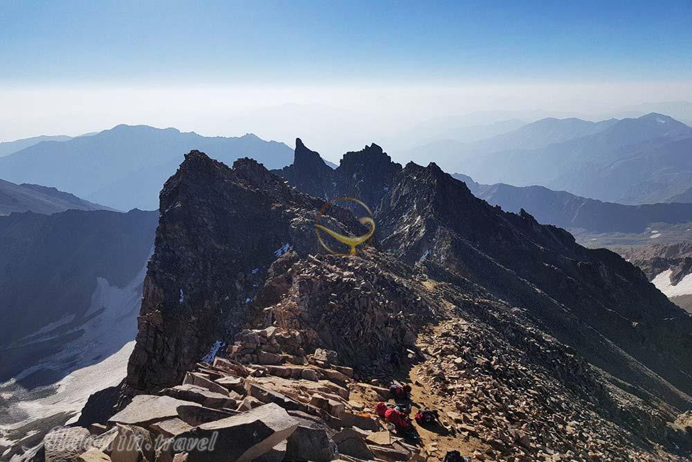 قله علم کوه در کلاردشت | علاءالدین تراول