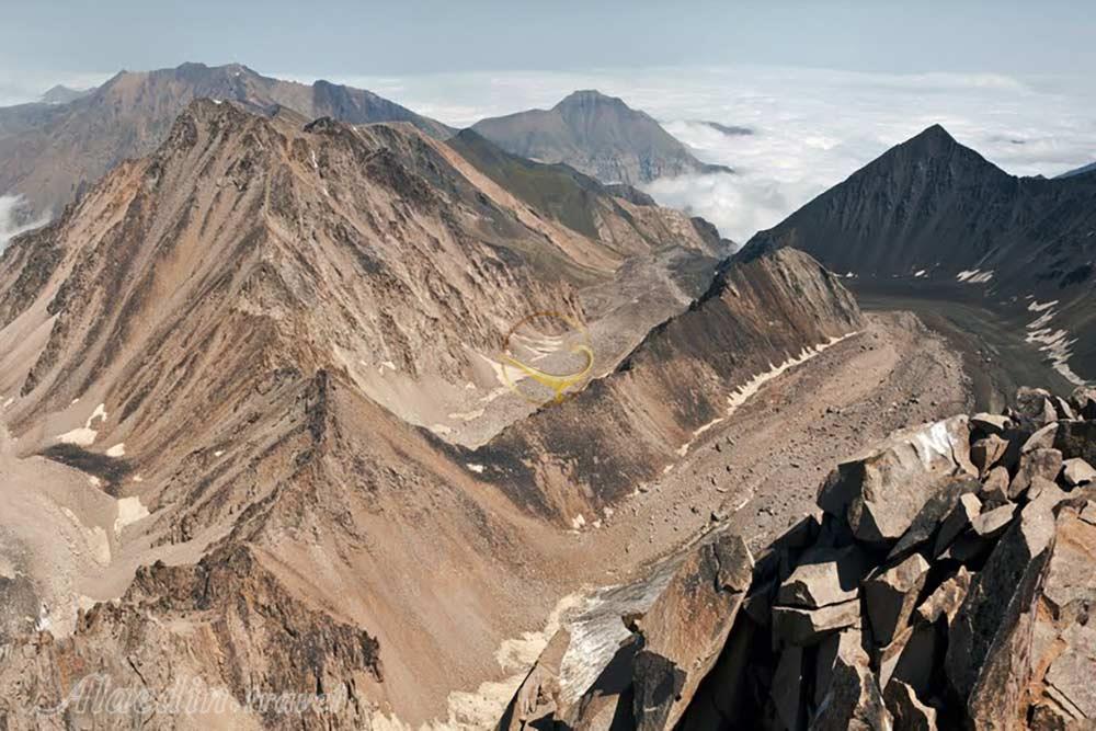 قله سیاه کمان کلاردشت | علاءالدین تراول