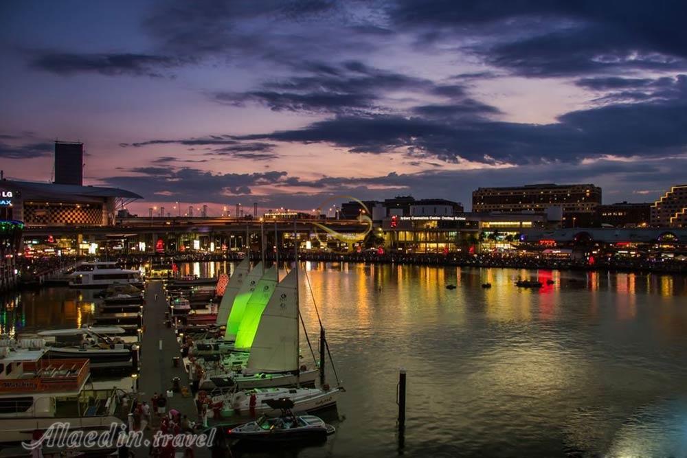 بندرگاه دارلینگ سیدنی - استرالیا | علاءالدین تراول