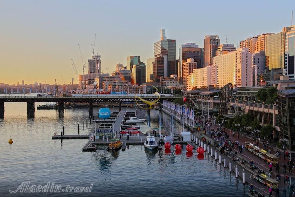 بندرگاه دارلینگ سیدنی - استرالیا | علاءالدین تراول