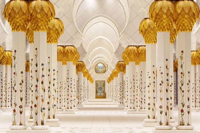 مسجد شیخ زاید ابوظبی - امارت متحده عربی