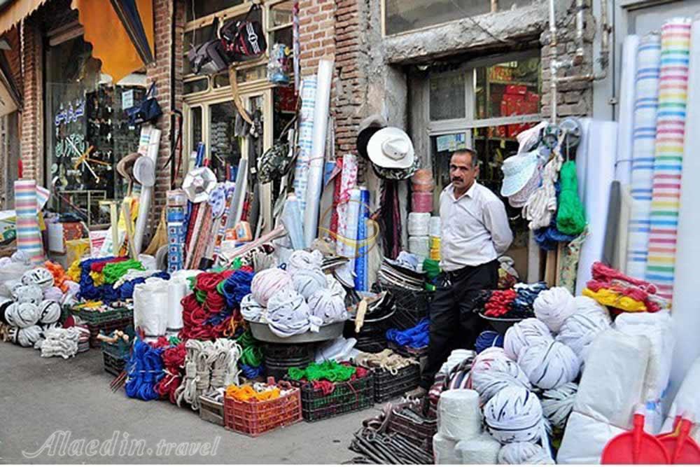 محوطه بیرونی بازار اهر | علاءالدین تراول