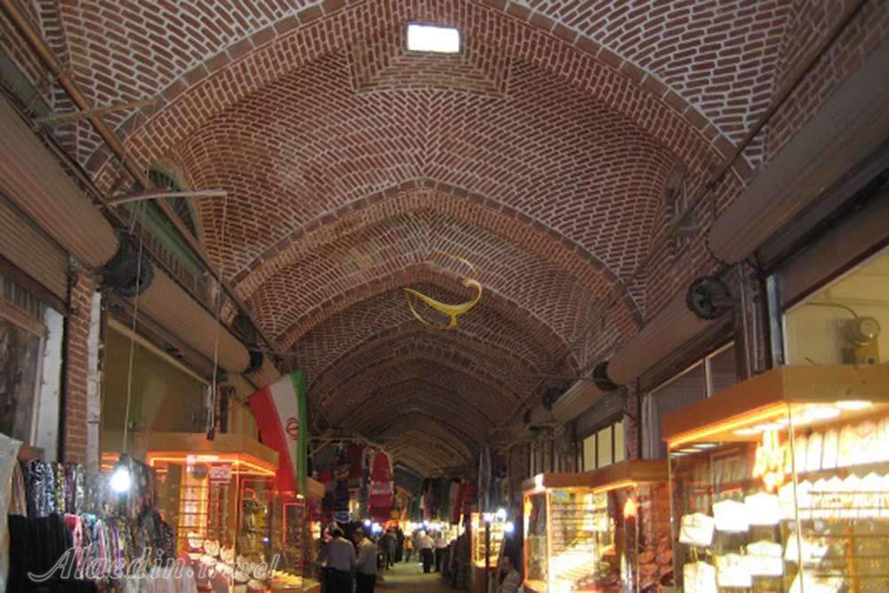 محوطه داخلی بازار اهر | علاءالدین تراول