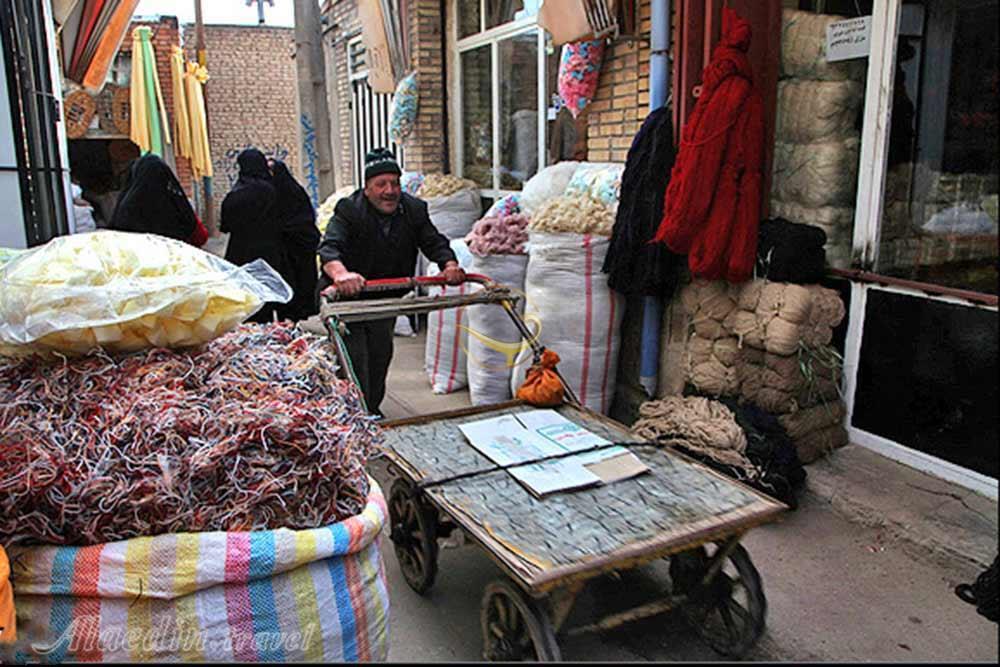 محوطه بیرونی بازار اهر | علاءالدین تراول