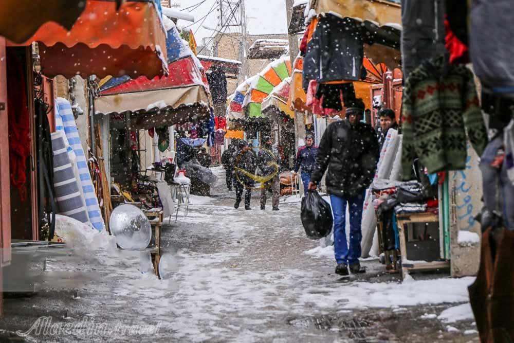 محوطه بیرونی بازار اهر | علاءالدین تراول